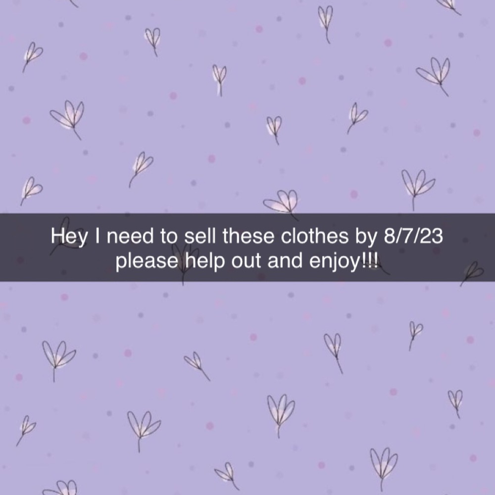 I am a college freshman ready to let go of some old clothes